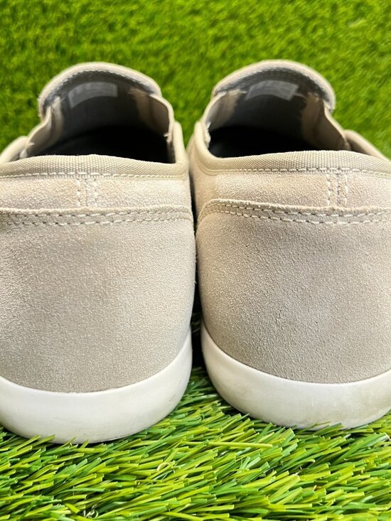 Clarks Torbay Mens Size 11 Beige Casual Classic Suede Slip On Loafers Shoes main image 5